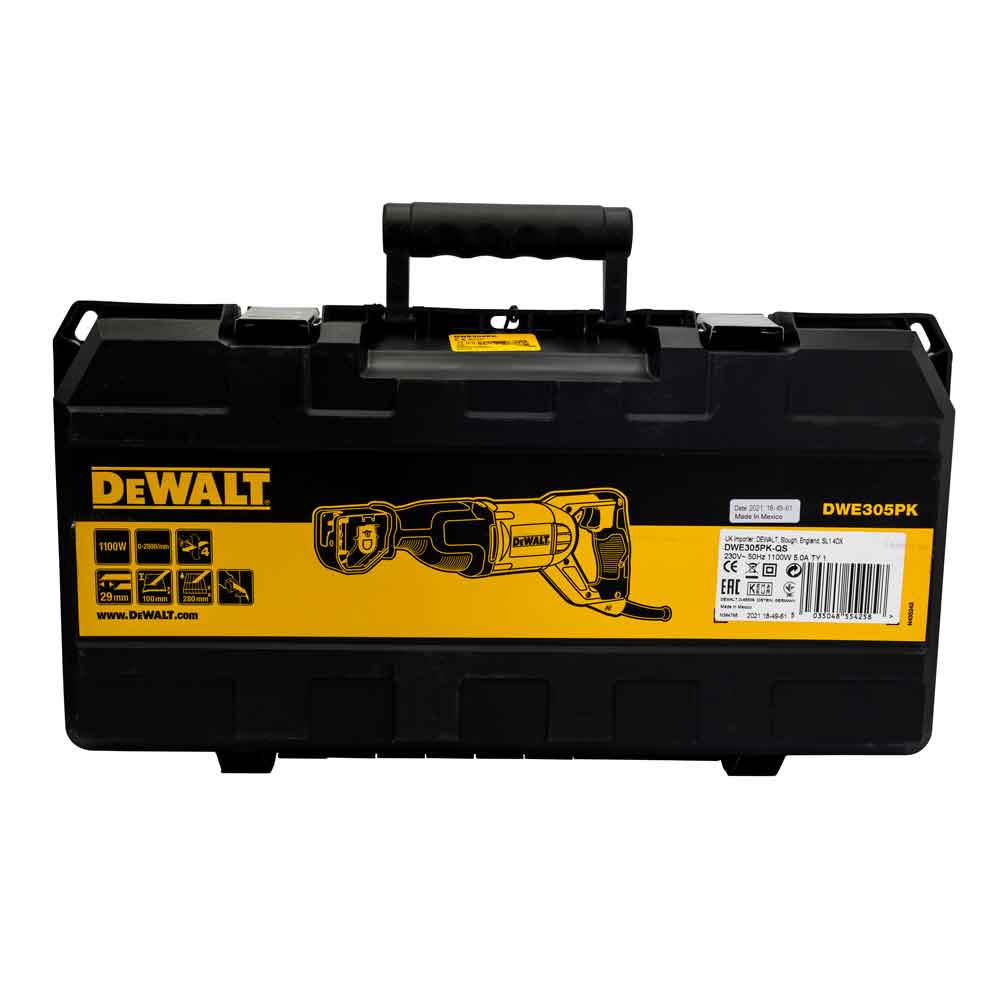 DeWalt DWE305PK Säbelsäge 1100 W DeWalt DWE305PK Säbelsäge 1100 W